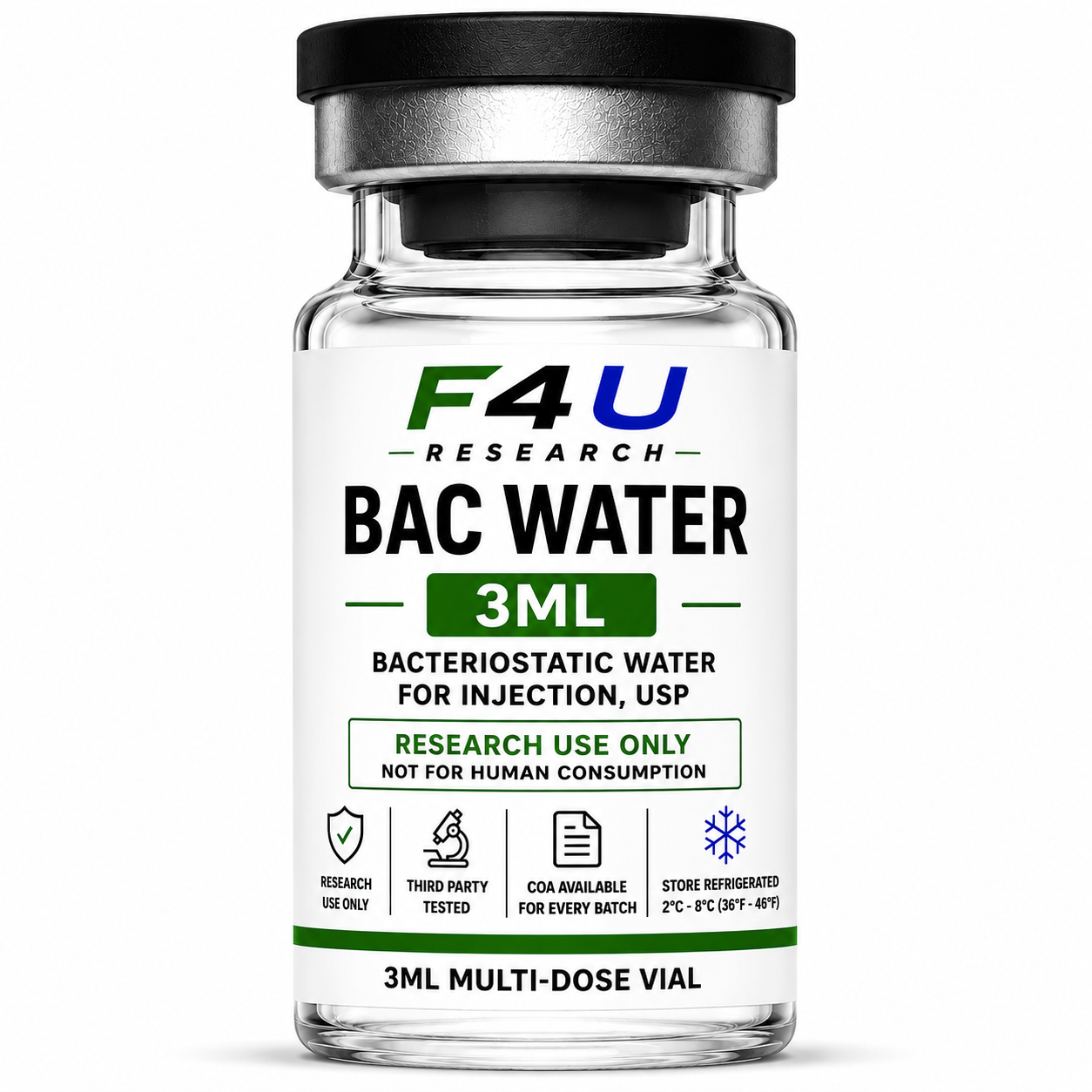 BAC water 3ml