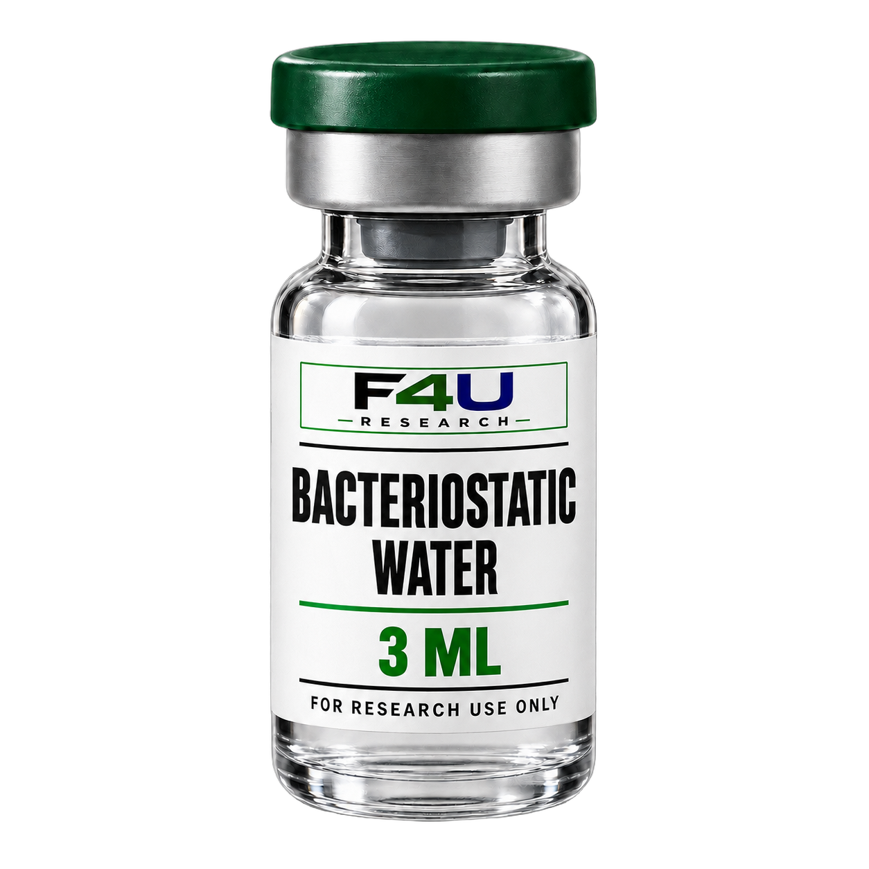 Bacteriostatic Water 3 mL research vial